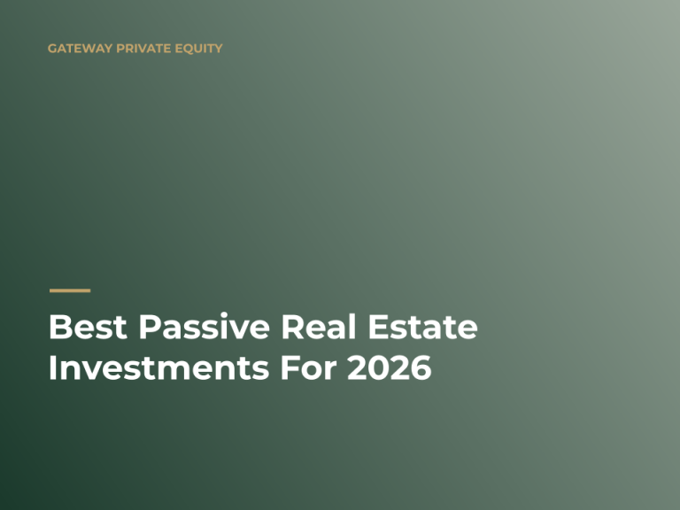 passive real estate investments