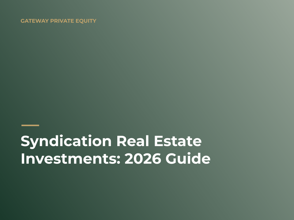 Syndication Real Estate Investments: 2026 Guide