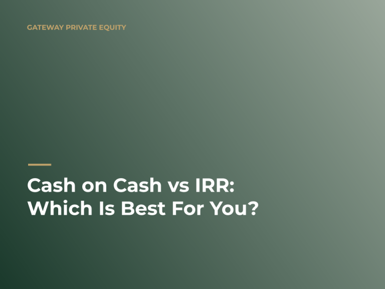 cash on cash vs irr