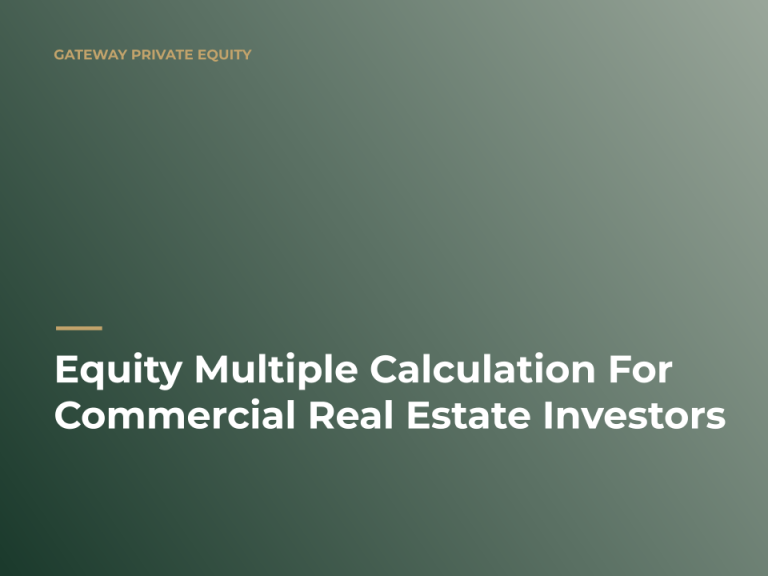 equity multiple calculation