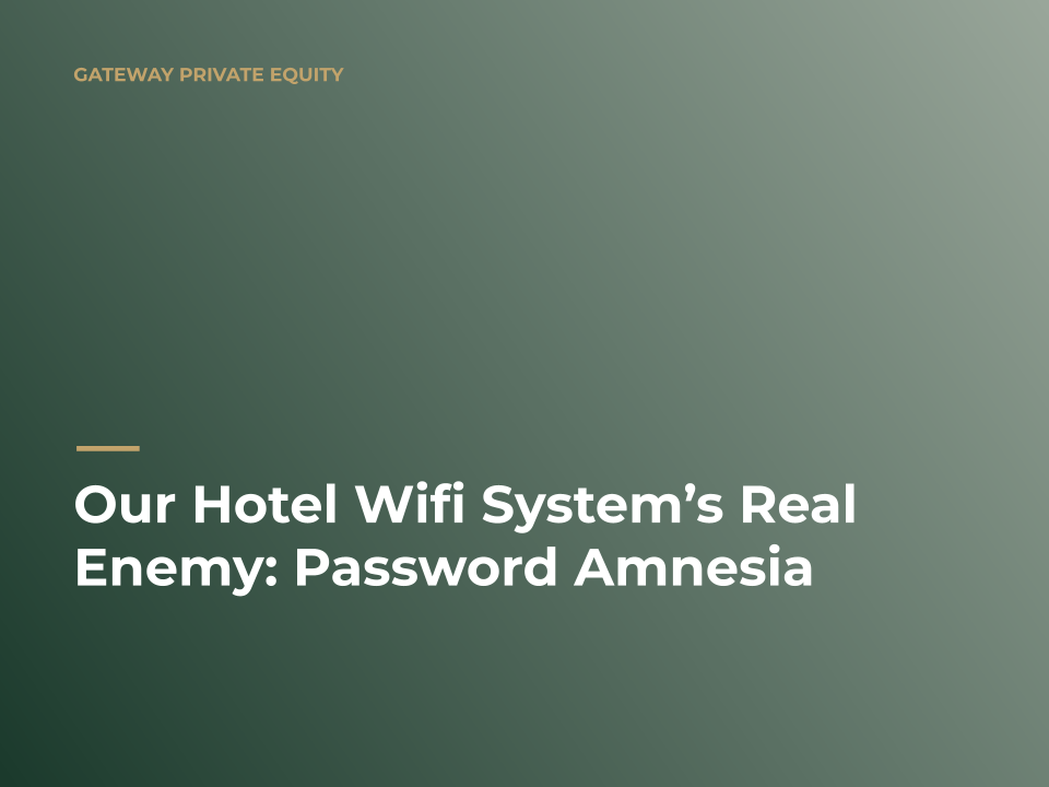 hotel wifi system